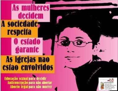 Rede Feminista de Saúde divulga o manifesto da Campanha 28 de Setembro – Dia pela Despenalização do Aborto na América Latina e Caribe