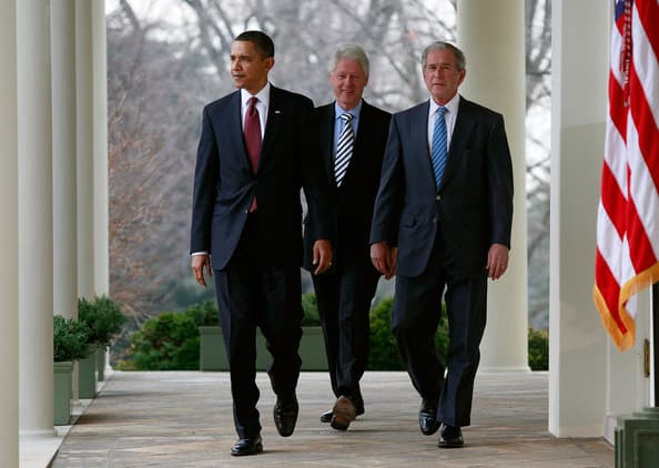 Obama une Bill Clinton e George W. Bush para ajudar Haiti