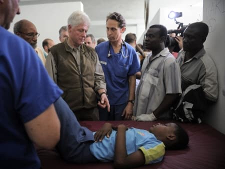 TERREMOTO HAITI:Ex-presidente americano Bill Clinton chega ao Haiti