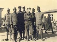Soldados franceses no campo de prisioneiros de  guerra de Luckenwalde