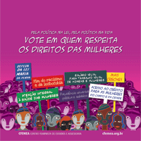 Campanha de rádio do CFEMEA mobiliza mulheres para as eleições deste ano