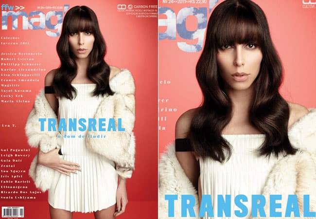 Lea T estrela sua primeira capa de revista brasileira