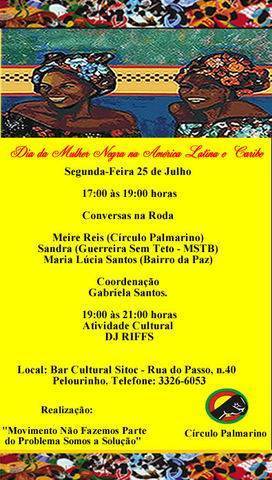 Dia da Mulher Negra na América Latina e Caribe em Salvador (BA)