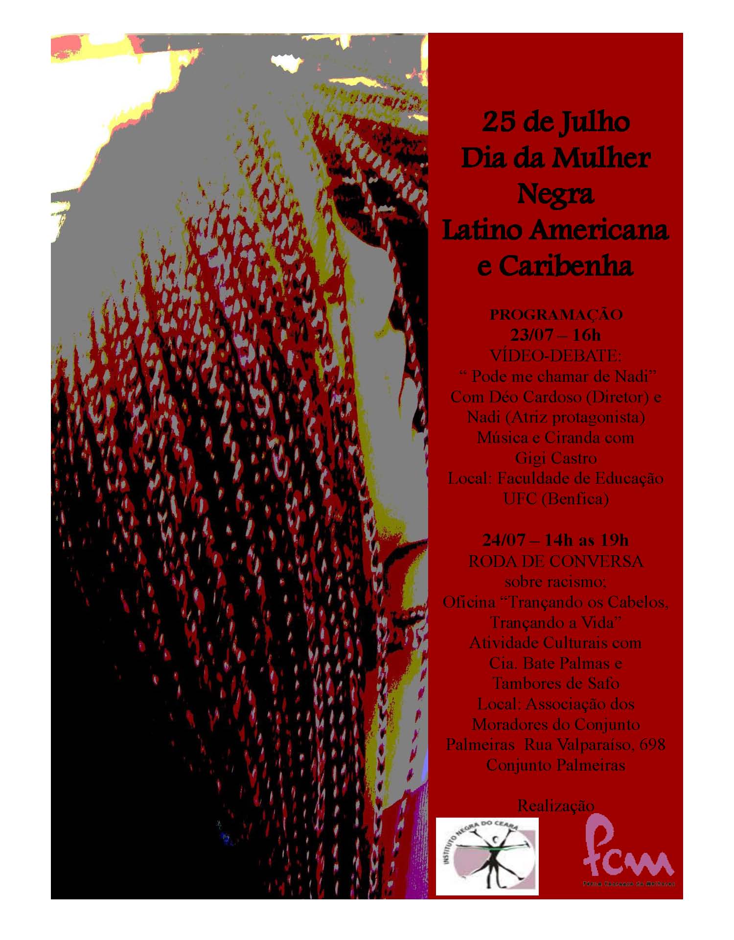 Atividades alusivas ao Dia da Mulher Negra Latino-Americana e Caribenha – Ceará