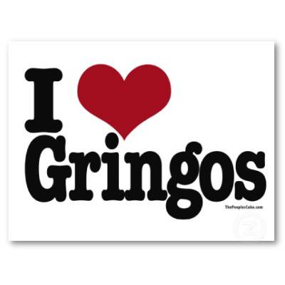 racism i heart gringos protest poster