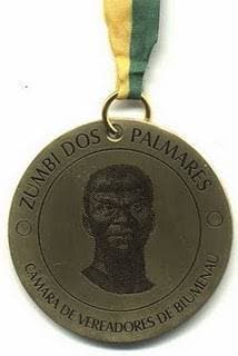 medalha Zumbi Palmares Blumenau