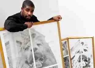 Kelvin Okafor artista britânico ganha prêmios e fama com desenhos ‘fotorealistas’