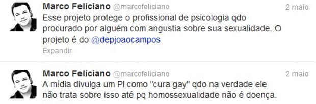 Feliciano diz que projeto sobre ‘cura gay’ protege psicólogos
