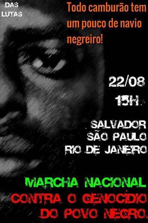 Manifestação em São Paulo pede fim da violência contra jovens negros e pobres