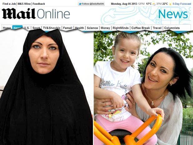 Britânica se disfarça de muçulmana para resgatar filha no Egito