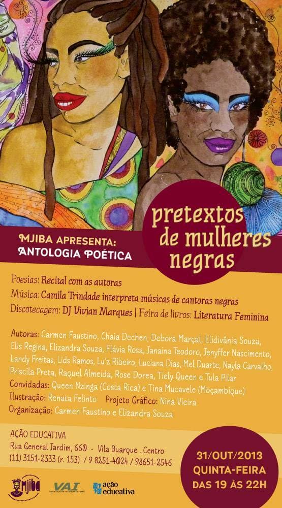 Antologia ‘Pretextos de Mulheres Negras’ reúne 22 escritoras contemporâneas