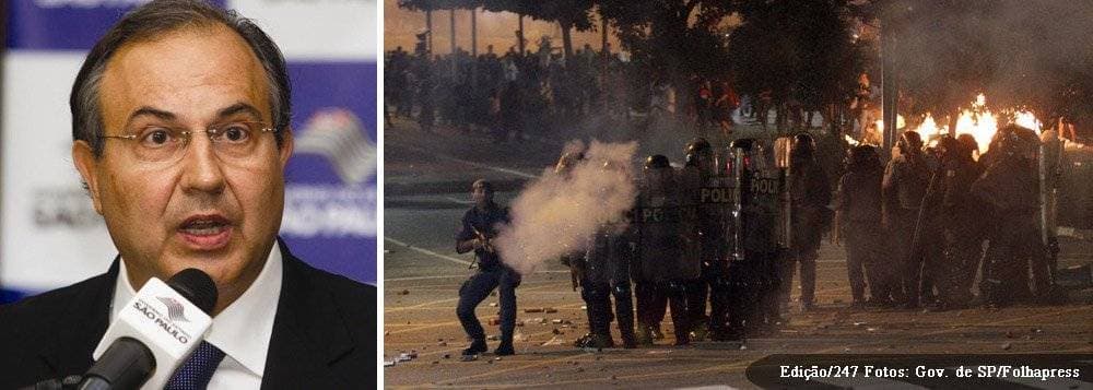 PM de Alckmin voltará a usar balas de borracha