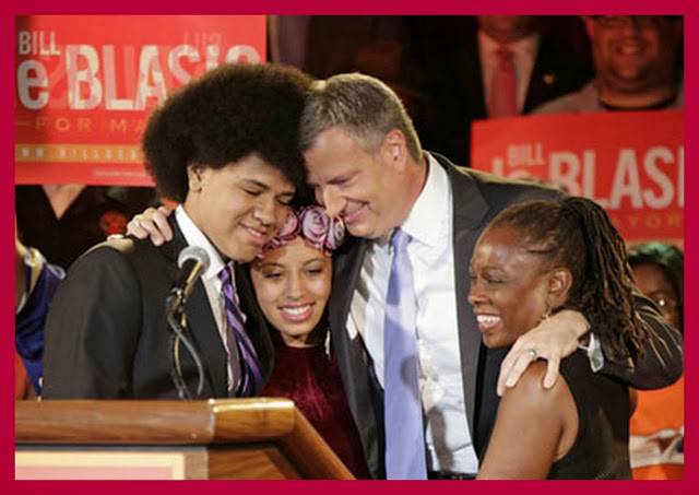 Bill de Blasio: Prefeito de Nova York e sua Família Multiracial Conquistam a America.