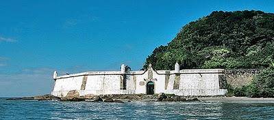 Forte de Paranaguá na Ilha do Mehl