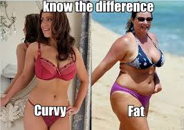 "Saibam a diferença: curvilínea X gorda". Tá, e agora?