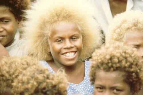 blonde-melanesians