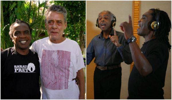 Chico Buarque e Gil participam de samba contra racismo