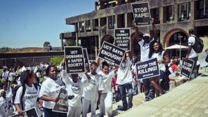 Marcha na Universidade da Cidade do Cabo, África do Sul – Divulgação