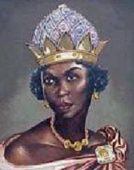 Nzinga Mbandi Rainha de Angola (cerca de 1580-1663) Também conhecida como Jinga, Singa, e Zhinga, ela liderou uma revolta fracassada contra o governo colonial Português depois de uma briga sobre o controle do comércio de escravos. Dois de seus líderes de guerra foram supostamente suas irmãs, seu conselho de assessores continha muitas mulheres, e as mulheres foram chamados para servir em seu exército. Nzinga formaram uma confederação de outras tribos e aliou-se com os holandeses, continuando a lutar contra o Português há mais de trinta anos.