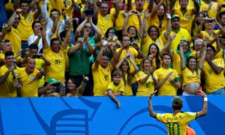 The lack of black faces in the crowds shows Brazil is no true rainbow nation