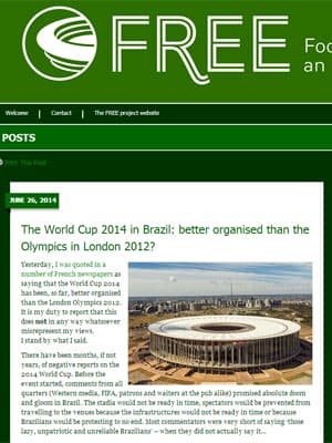 Especialista diz que Copa no Brasil é mais bem organizada que Jogos de Londres