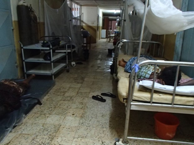 Médico trabalhou em hospital com condições precárias, na cidade de Kenema. (Foto: Maurício Ferri/Arquivo pessoal)