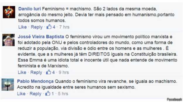 Feminista responde a leitores da BBC Brasil sobre igualdade de gênero