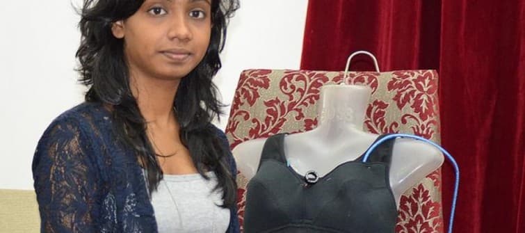 Índia: jovem cria sutiã elétrico para proteger mulheres contra estupro