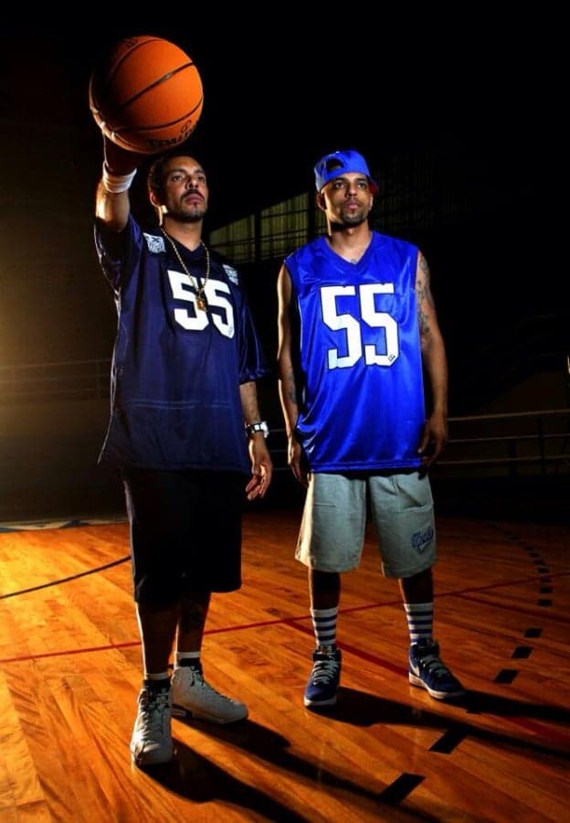 Dexter e Gregory participam da chamada da NBA Global Games 2014 no ESPN