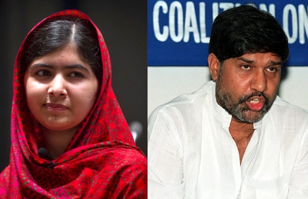 A paquistanesa Malala e o indiano Kailash Satyarthi, em fotos de 2014 e 1999, respectivamente (Foto: Reuters/AFP) 