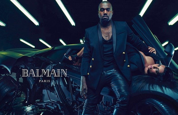 Kim Kardashian e Kanye West estrelam nova campanha da Balmain