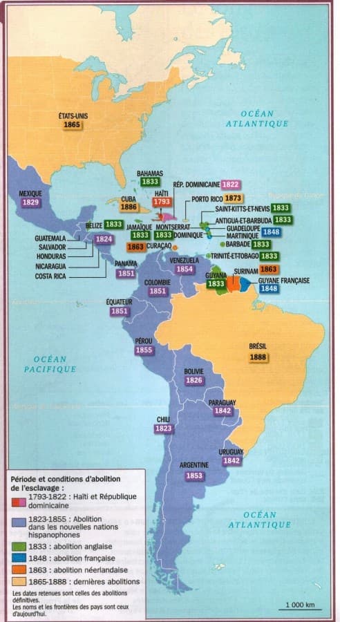 mapa da abolição