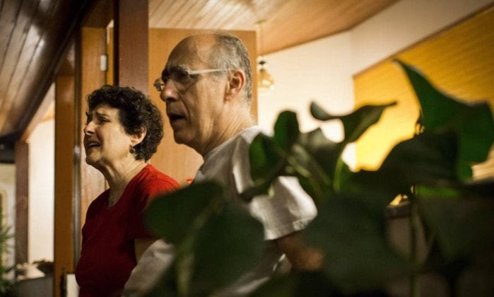 O engenheiro Tom Malki e sua esposa - Guito Moreto / Agência O Globo
