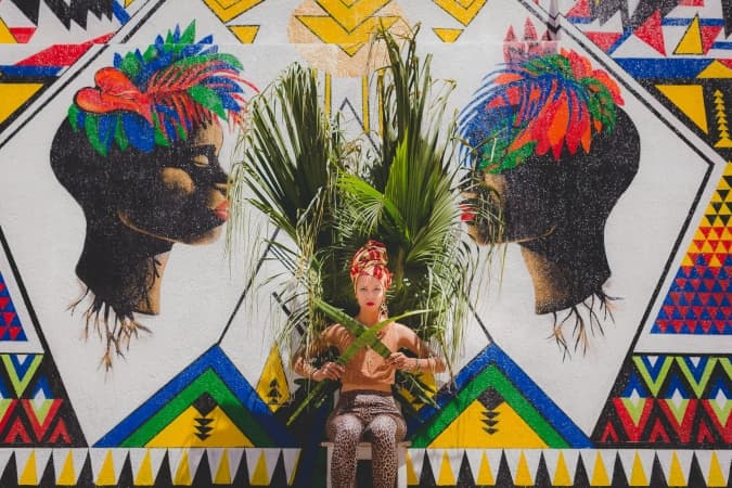 Grafite valoriza a mulher brasileira