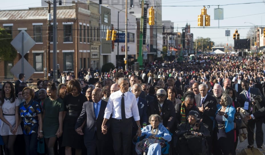 Obama em Selma: ‘marcha contra racismo não terminou’