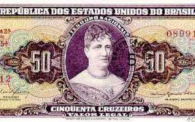 Banco Central Princesa Isabel: No Brasil, a primeira cédula com uma mulher circulou de 13.02.67 a 30.06.72,