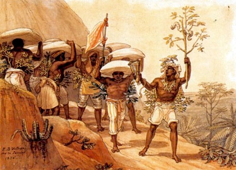 Quadros do pintor J. B. Debret retratam a vida dos trabalhadores escravos no Brasil antes de 1888