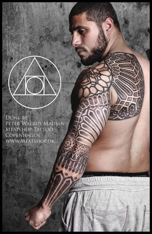 Magnífica tatuagem de Peter Walrus