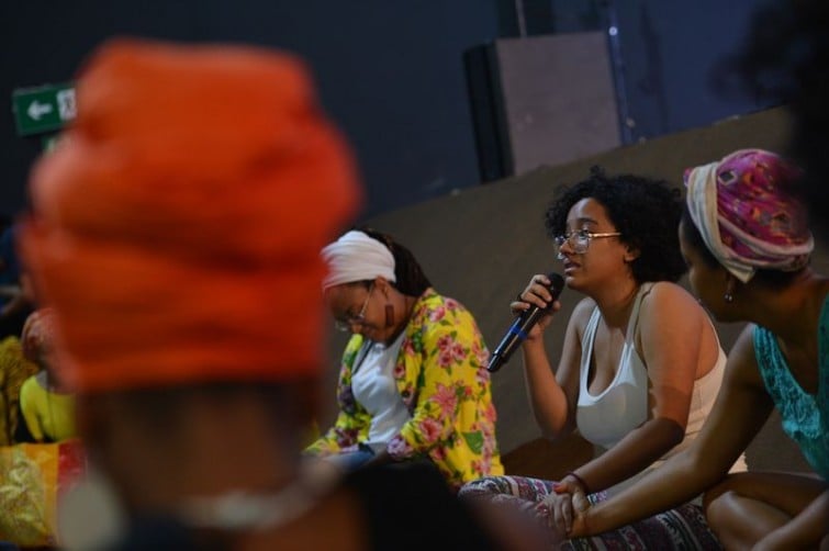 “Vou marchar para que as pessoas possam se reconhecer como negras, não queiram se embranquecer”, disse a estudante Gabriela NascimentoMarcello Casal Jr/Agência Brasil