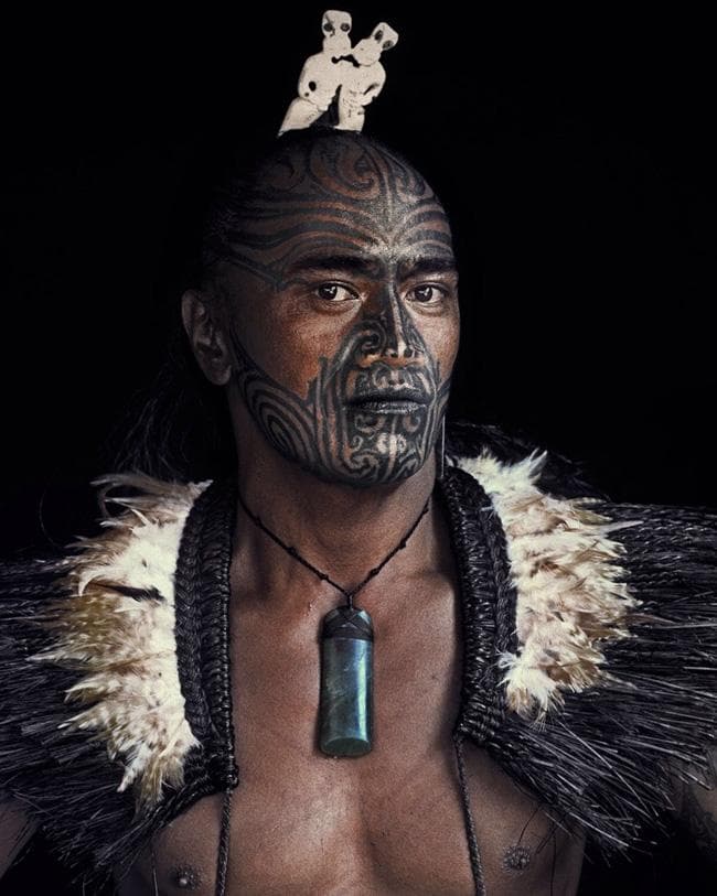 Guerreiro maori, da Nova Zelândia