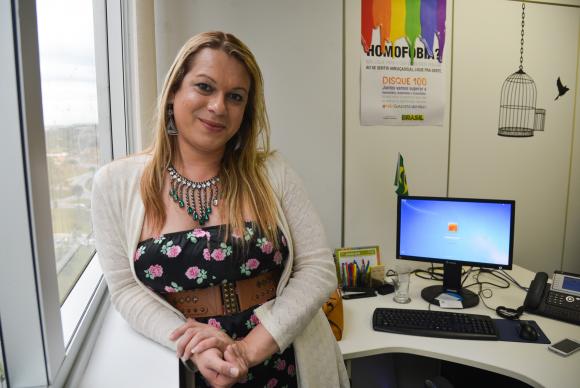 Symmy Larrat: prioridade da minha coordenação é lutar para que a sociedade trate as trans e travestis de forma igualitáriaMarcello Casal Jr/Agência Brasil