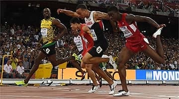 Usain Bolt dá susto, mas avança à final nos 100m; Gatlin faz 2º melhor tempo do ano