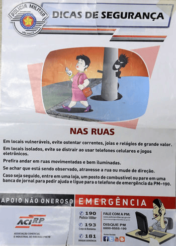 Justiça proíbe cartaz distribuído pela Polícia Militar em Ribeirão Preto