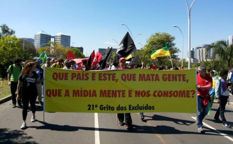 Protesto em Porto Alegre (RS) | Foto: Catiana Medeiros