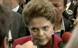 A presidenta Dilma Rousseff em entrevista de 2011, quando ela se posicionou contra a “propaganda de opções sexuais”: momento que marca sua ruptura com a questão de gênero e sexualidade.