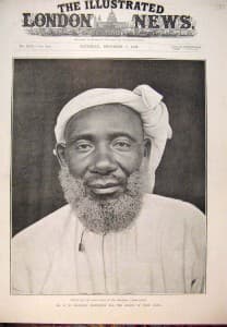 Tippu Tip, poderoso comerciante de escravos de Zanzibar, no séc. XIX.