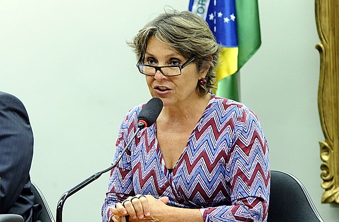 Deputada Erika Kokay Foto Luis Macedo/Câmara dos Deputados