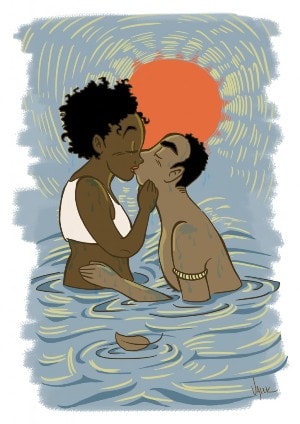 O livro reforça lutas contra o racismo e o machismo. Ilustração: Aline Valek/Divulgação