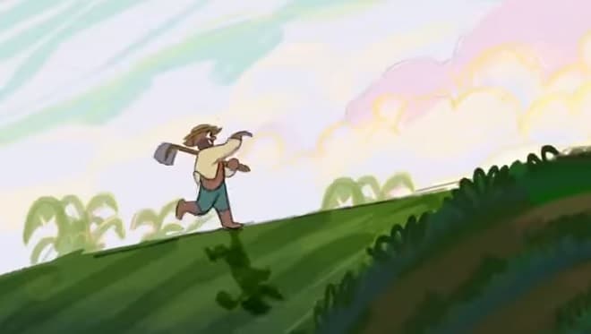 Katoto, em um dos episódios de suas aventuras - Reprodução YouTube