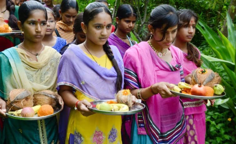 A vila indiana onde se celebra o nascimento de cada menina plantando mais de 100 árvores